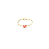 Bague Mini Coeur Rose