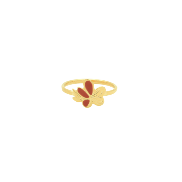 Bague Nymphea Corail