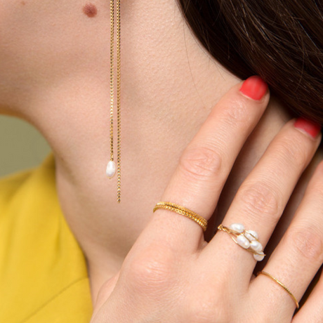 Bague Perles Manille