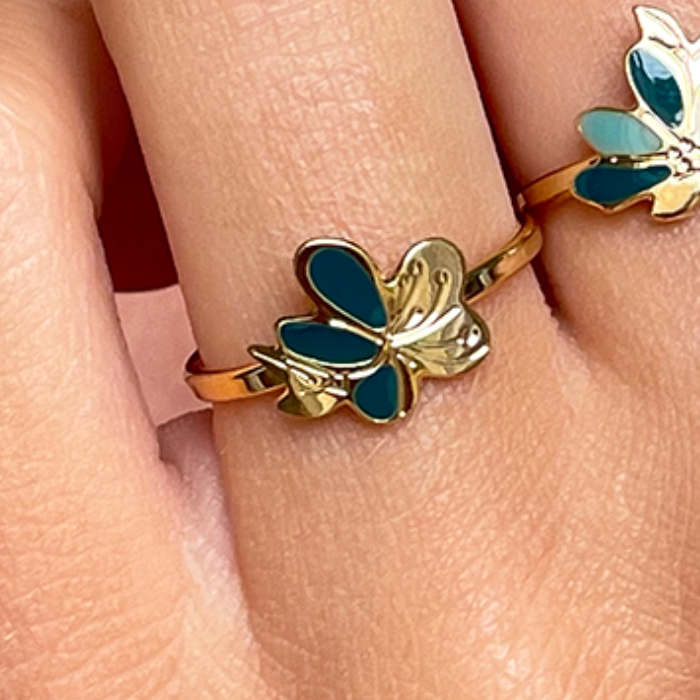 Bague Nymphea Emeraude