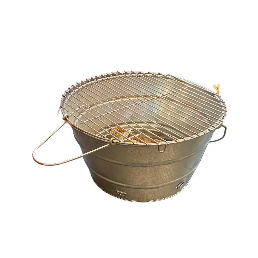 Portable zinc barbecue