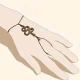 Bijoux de Main Cléopâtre Serpent