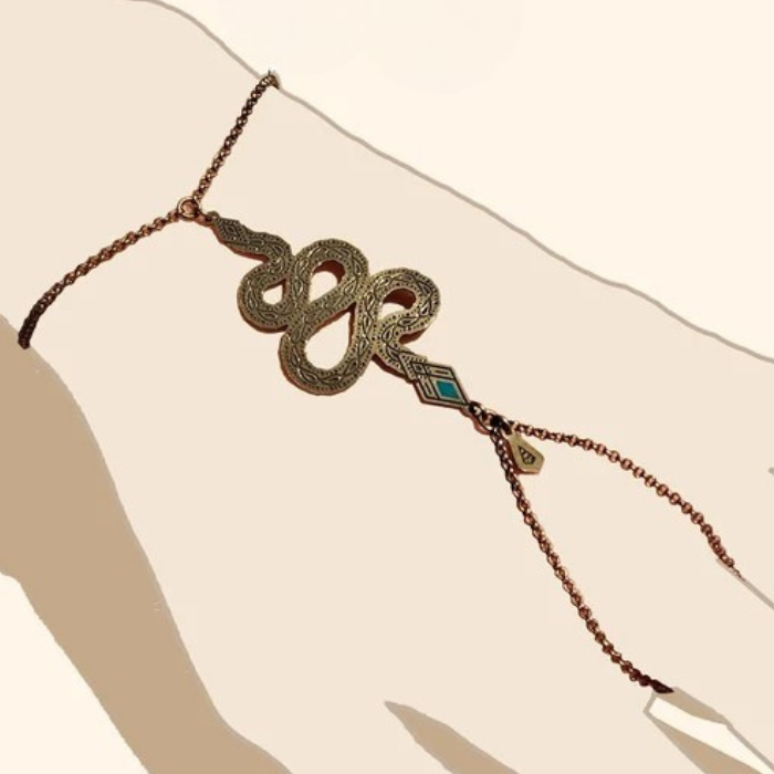 Bijoux de Main Cléopâtre Serpent