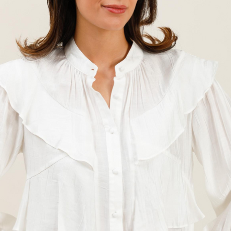 Blouse volantée