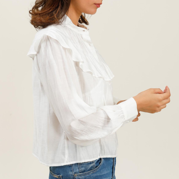 Blouse volantée