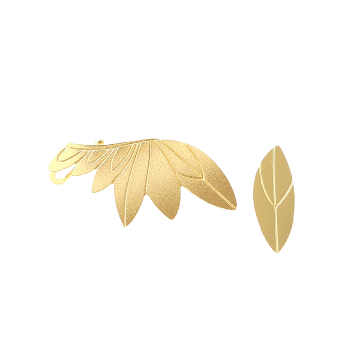 Boucles d'oreilles Plumage Asymétriques