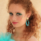 Boucles d'Oreilles Callia Turquoise