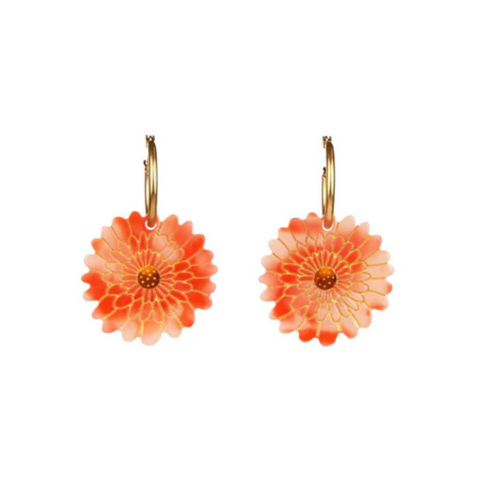 Boucles d’Oreilles Dahlia