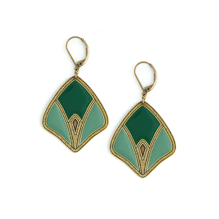 Boucles d'oreilles Ecailles