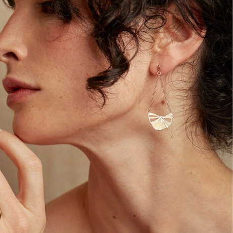 Boucles d’oreilles Longues Gingko