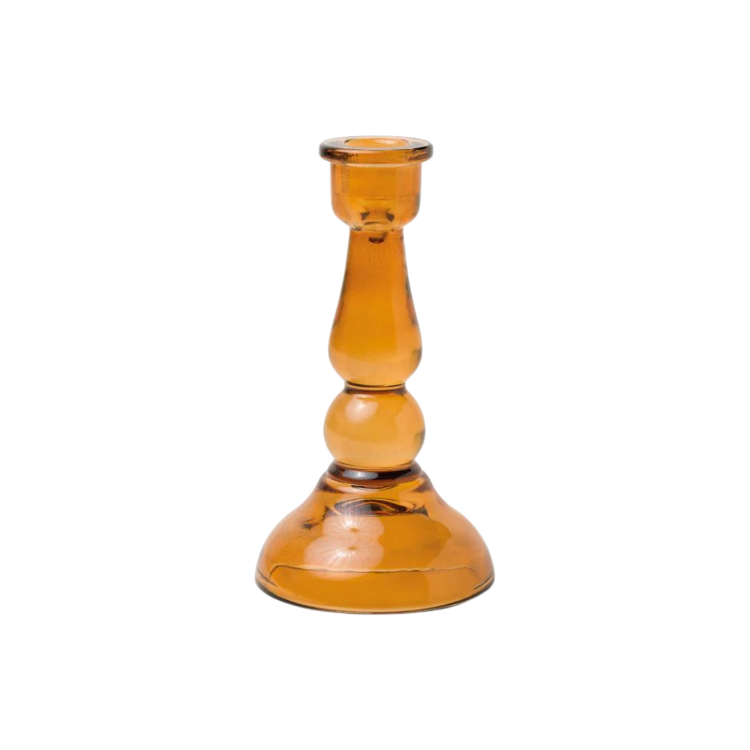 Bougeoir Verre Amber