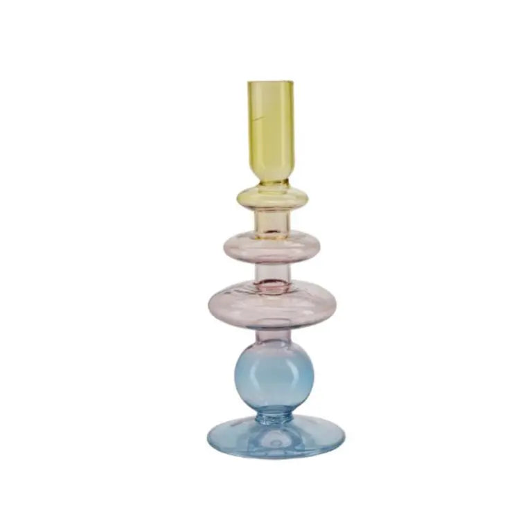 GM tie and dye candle holder