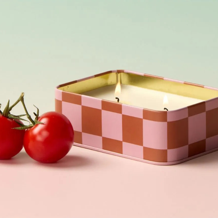 Bougie Boîte Métal Tomato