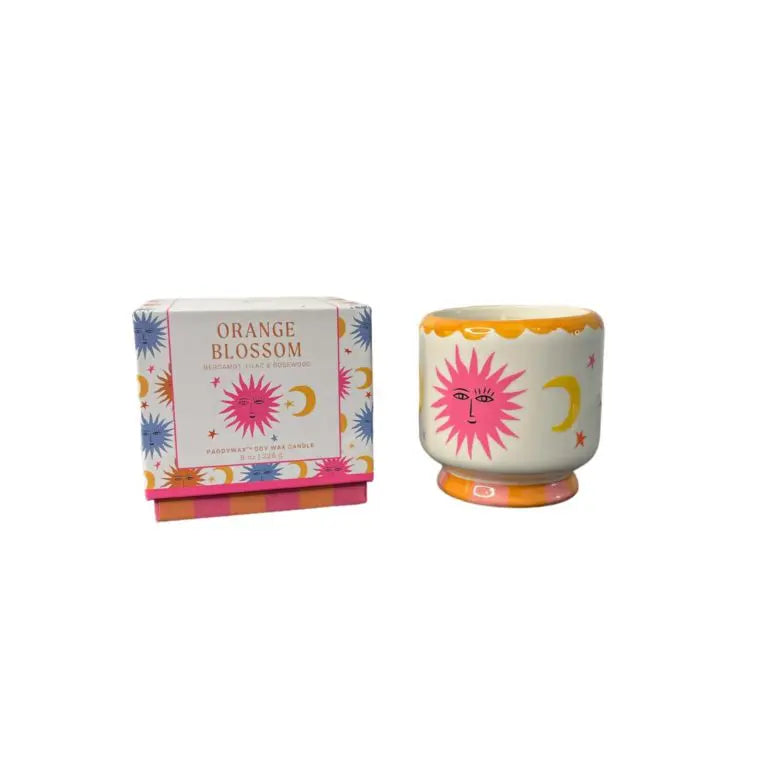 Sun Ceramic Candle