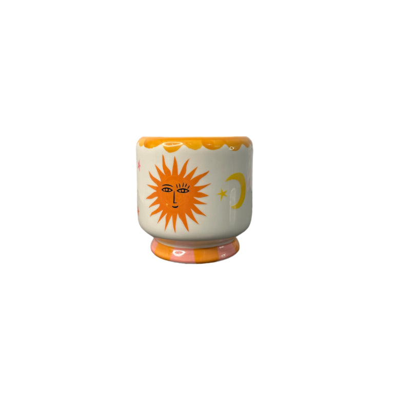 Sun Ceramic Candle