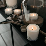 Bougie Pilier Genévrier et Lavande