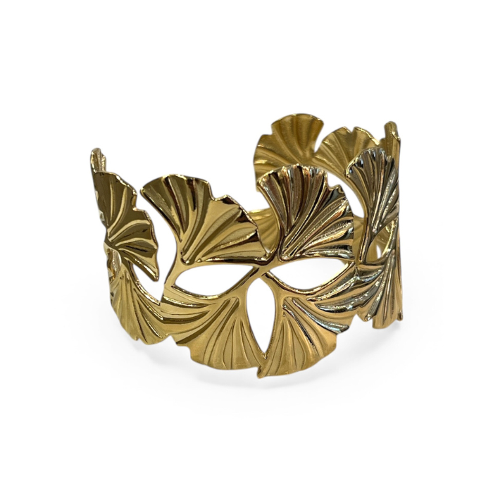 Bracelet Manchette Gingko