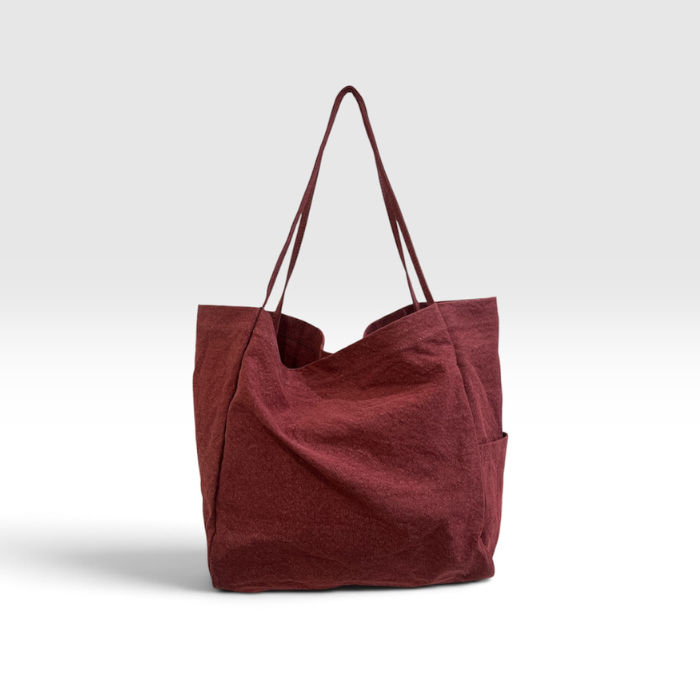 Cabas Coton Bordeaux