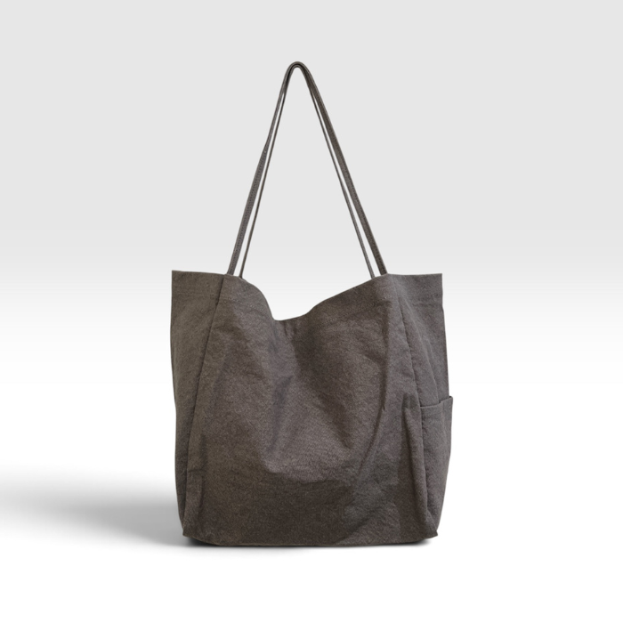 Cabas Coton Gris