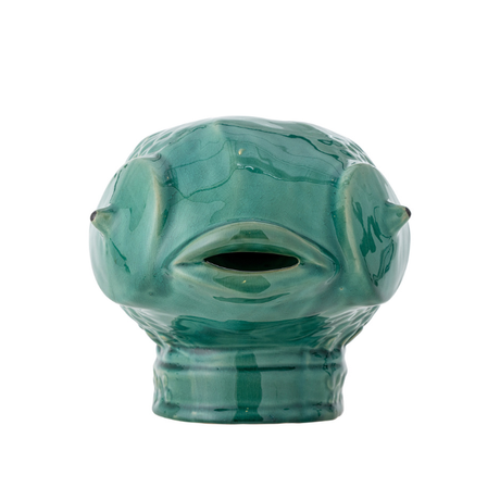 Cache Pot / Vase Poisson Vert