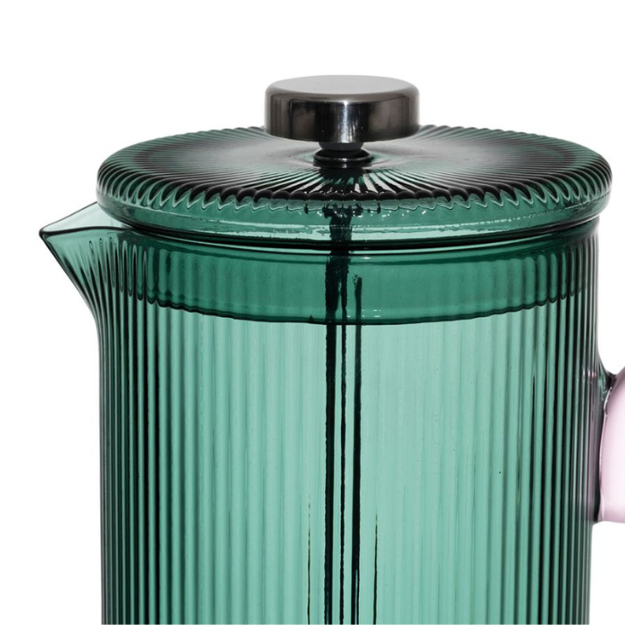 Cafetière Striée Verte