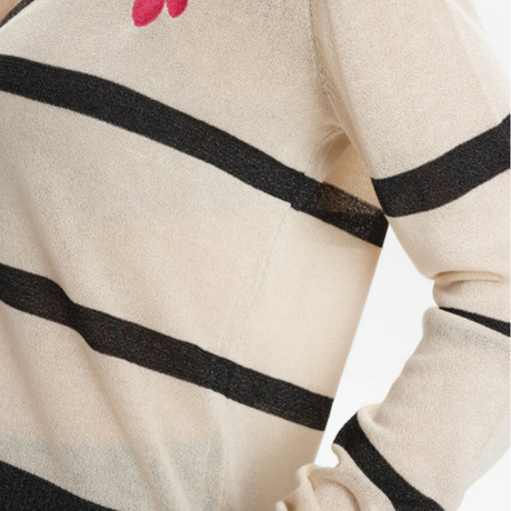 Cardigan Slitta Ecru