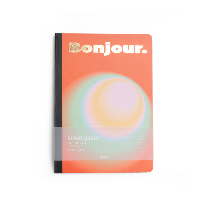 Carnet Bonjour Orange