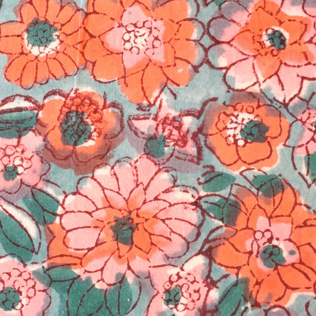 Carnet Fleurs Corail