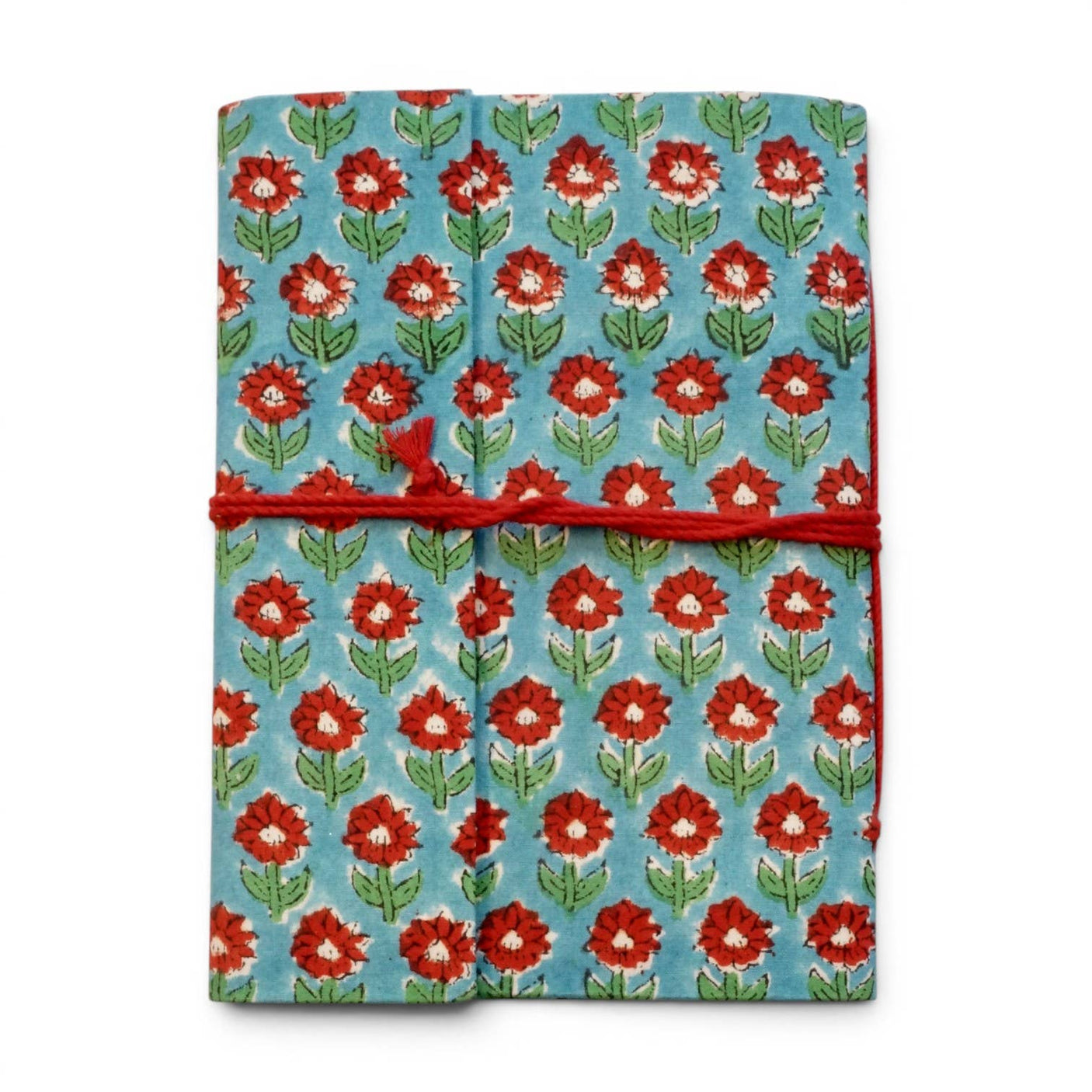 Carnet Fleurs Rouge