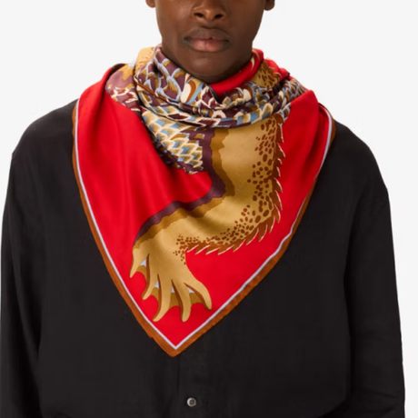 Carré Croco Rouge