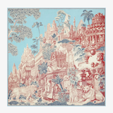 Carré Piranesi Turquoise