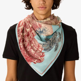 Carré Piranesi Turquoise