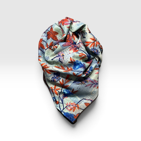 Carré Roses Bleues