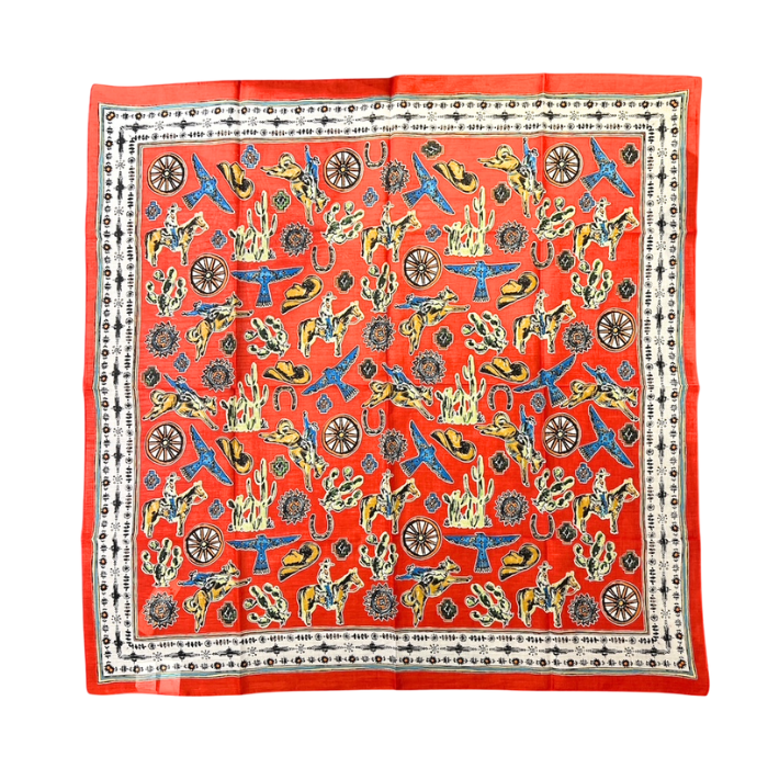 Carré Western Rouge