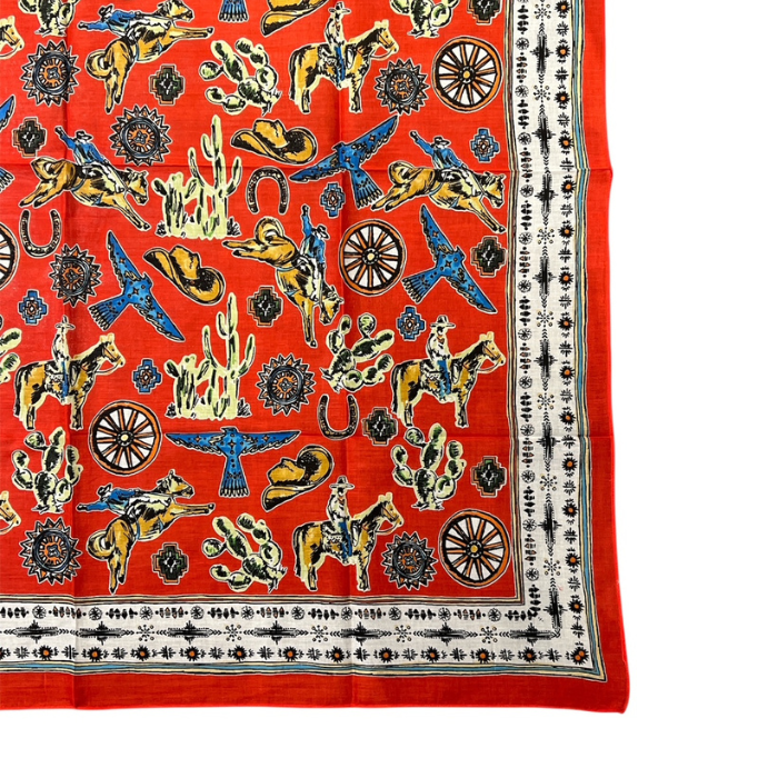 Carré Western Rouge