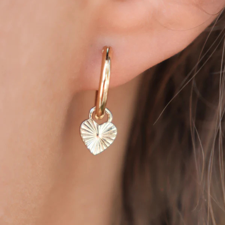 Charms Coeur Strié
