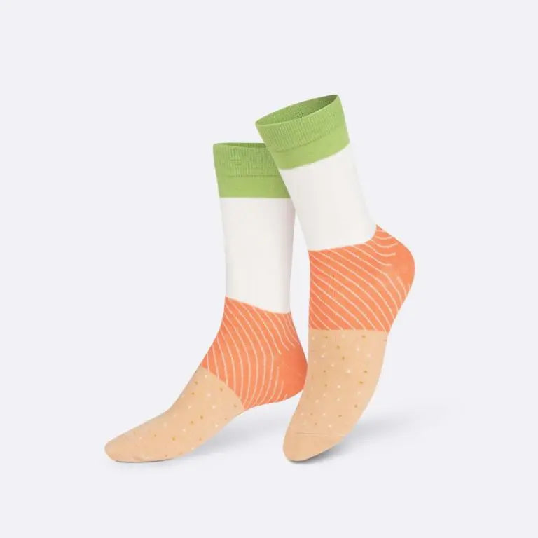 Salmon Bagel Socks