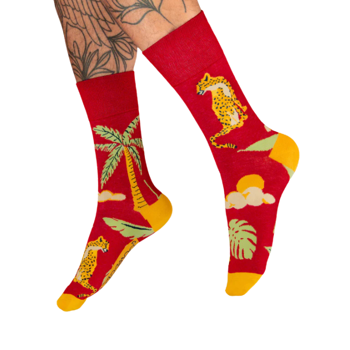 Chaussettes Guépard Homme