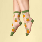 Chaussettes Ananas Transparentes