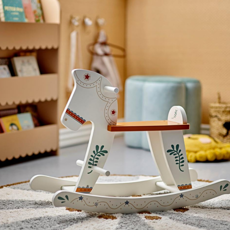 Cheval à Bascule en bois