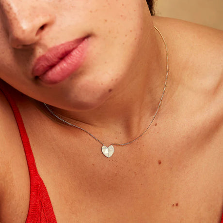Collier Coeur Gravure