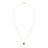 Collier Fleur Bleue Sia