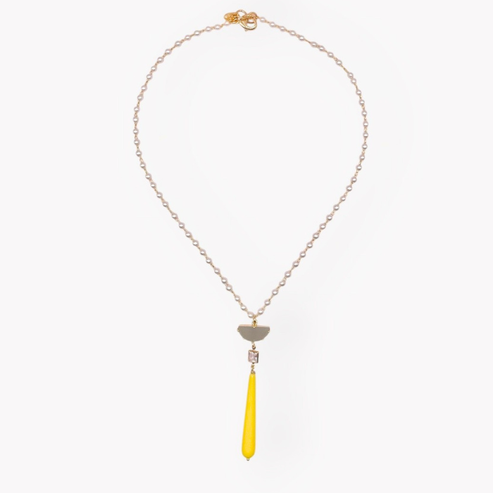 Collier Nocturne Jaune