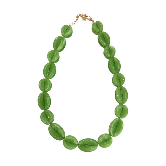 Collier Ovaline Vert