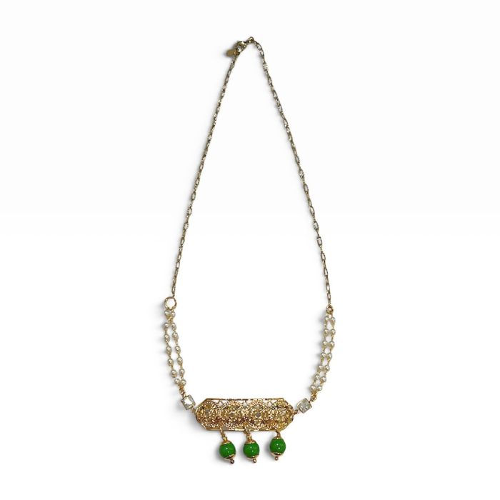 Collier Totem Vert