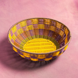 Corbeille Tressée Jaune