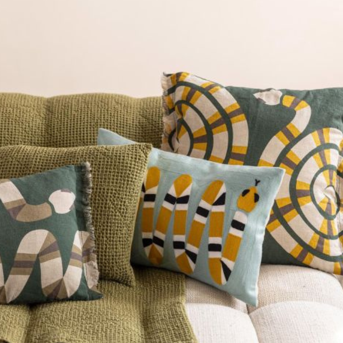 Coussin Serpent