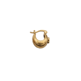 Créoles Coeur strass et Agate