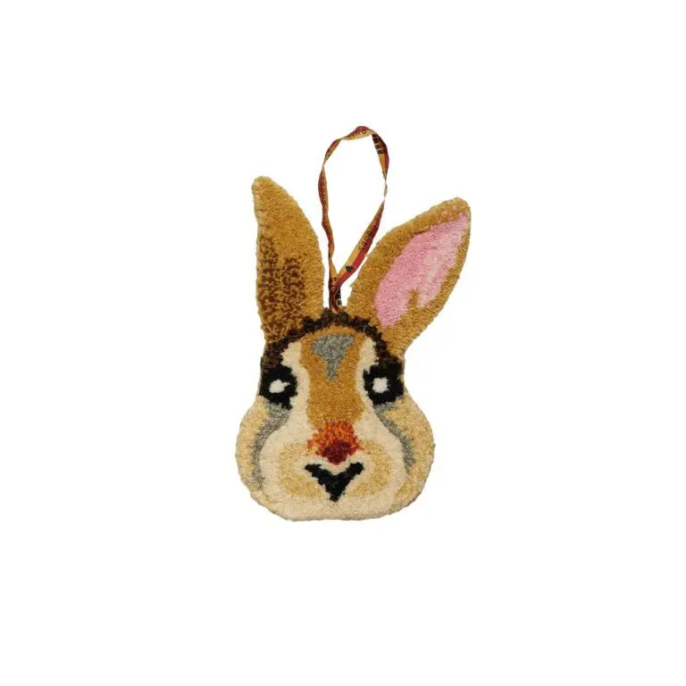 Rabbit wool decoration