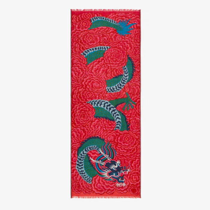 Écharpe Dragon Fuchsia